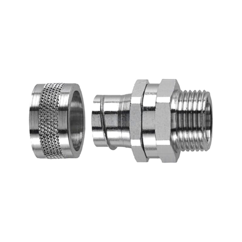 Conectori finali drepţi; Filet: rotativ,PG,exterior; alamă; IP40