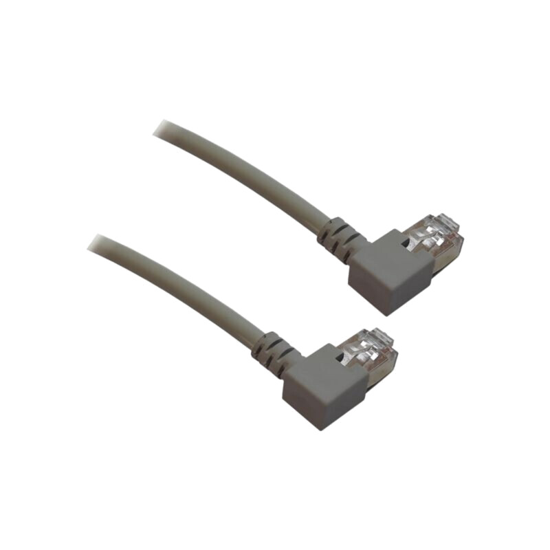 Patch cord; RJ45 mufă în unghi stânga,din ambele părţi; S/FTP