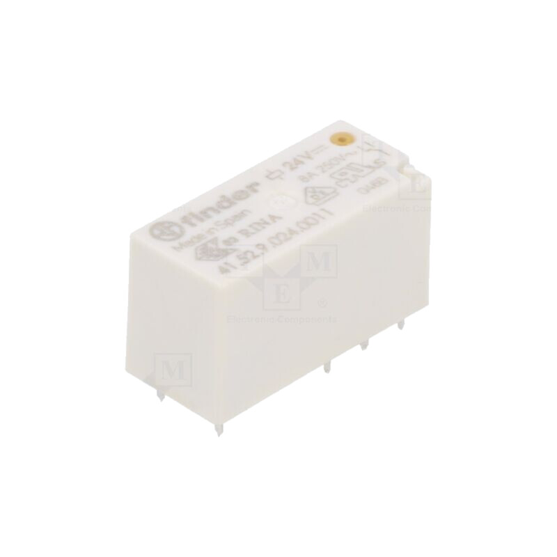 Releu: electromagnetic; Ubobină: 24VDC; Icontacte max: 15A; 41.52