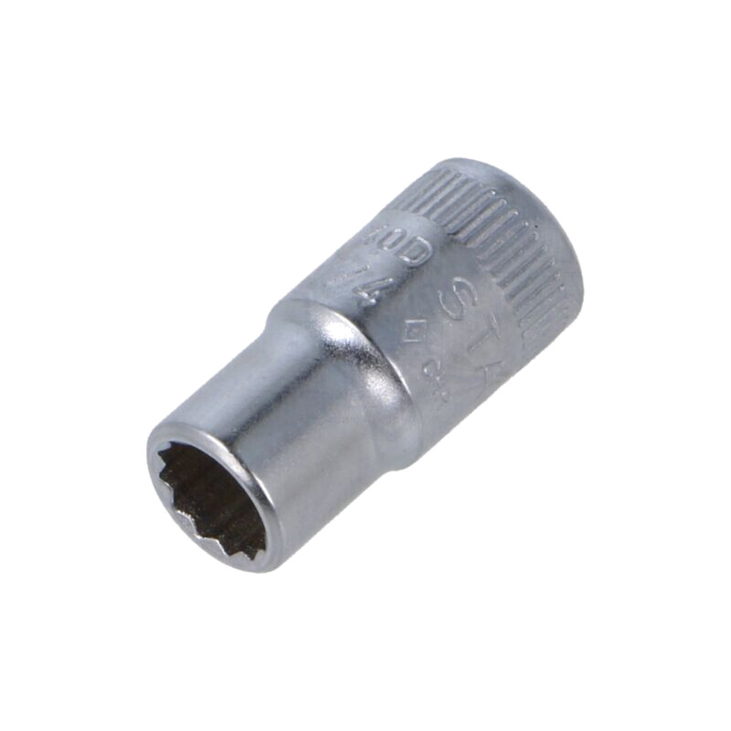 Cap; 12-puncte,tubulară; 1/4"; 1/4"; 23mm