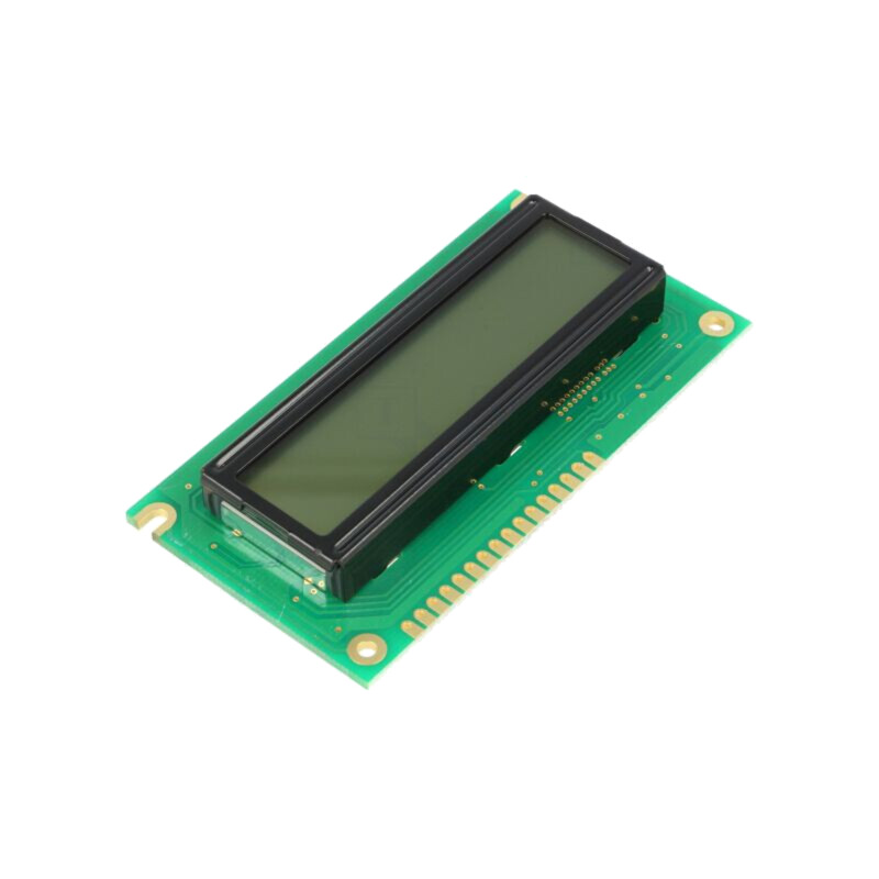 Afişaj: LCD; alfanumerice; FSTN Positive; 16x2; gri; 84x44x13,5mm