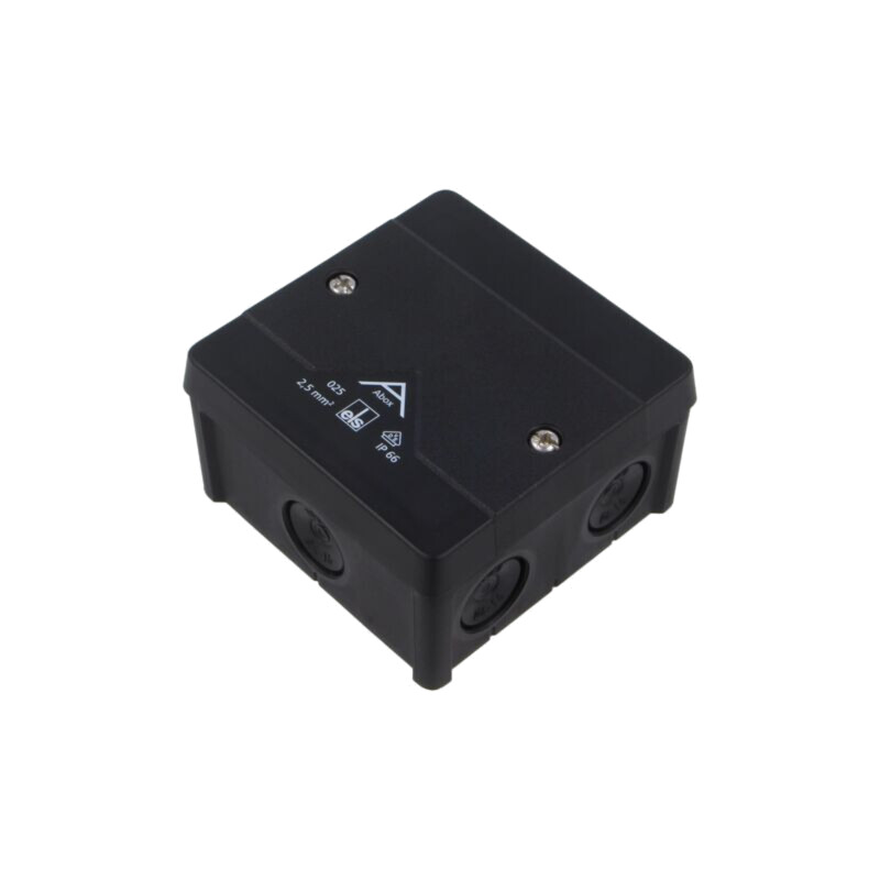 Carcasă: cutie de conexiuni; X: 87mm; Y: 87mm; Z: 52mm; IP66; neagră