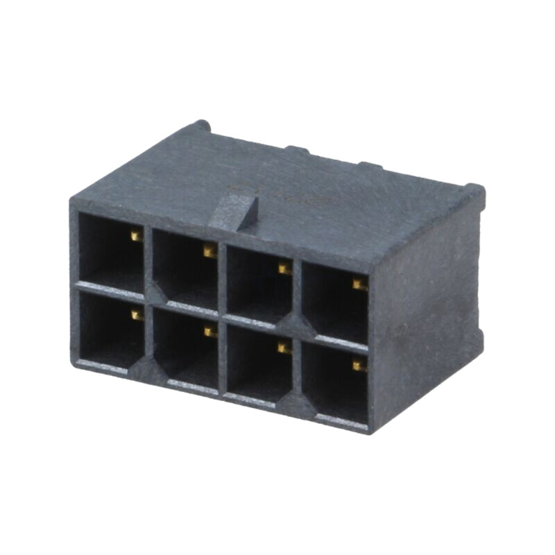 Conector: cablu-placă; soclu; tată; PIN: 8; Mega-Fit; drept; 600V