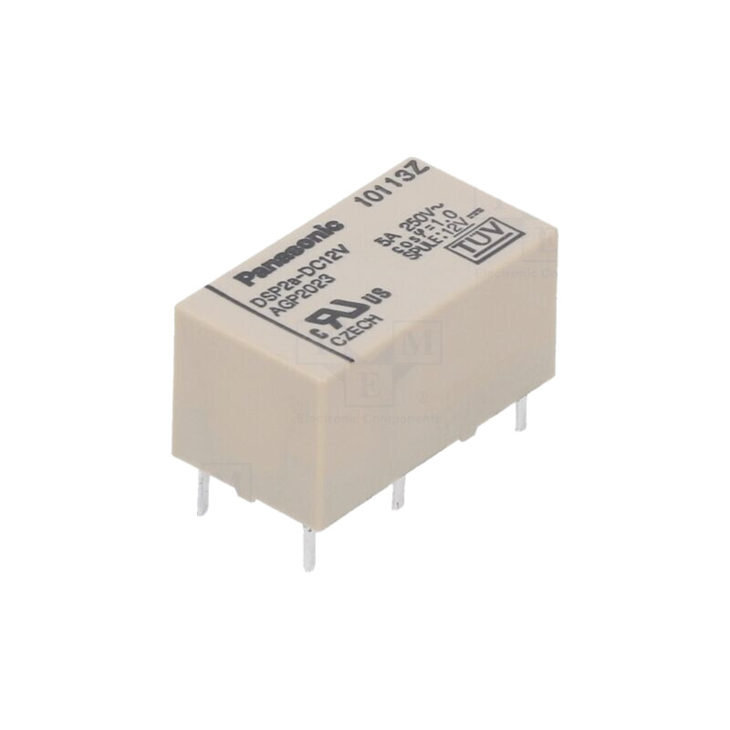 Releu: electromagnetic; DPST; Ubobină: 12VDC; Icontacte max: 5A Releu: electromagnetic; DPST; Ubobină: 12VDC; Icontacte max: 5A