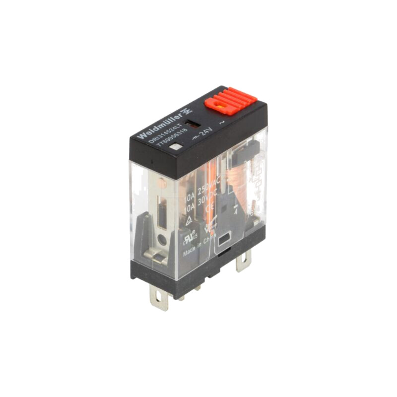 Releu: electromagnetic; SPDT; Ubobină: 24VAC; Icontacte max: 10A