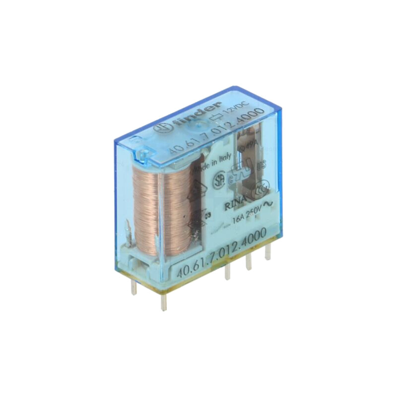 Releu: electromagnetic; SPDT; Ubobină: 12VDC; 16A; 16A/250VAC; 288Ω Releu: electromagnetic; SPDT; Ubobină: 12VDC; 16A; 16A/250VAC; 288Ω