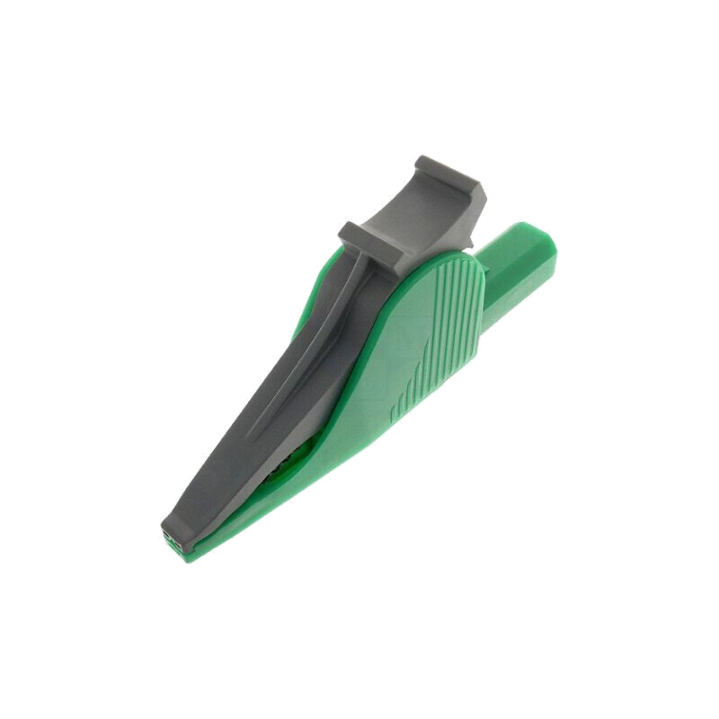 Bornă crocodil; 36A; 1kV; verde; Capacitate prindere: max.41mm Bornă crocodil; 36A; 1kV; verde; Capacitate prindere: max.41mm