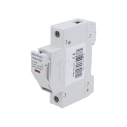 Clemă; 10x38mm; pentru şină DIN; 30A; Poli: 1; 1kVDC