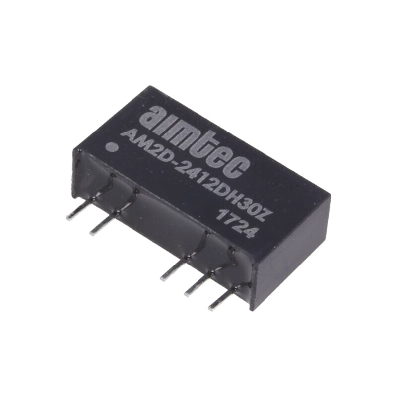 Convertor: DC/DC; 2W; Uintr: 21,6÷26,4VDC; Uieş: 12VDC; Iieş: 83mA