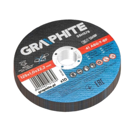 Disc de tăiere; Ø: 125mm; Øorif: 22,22mm; Gr.disc: 1mm; metal,oţel