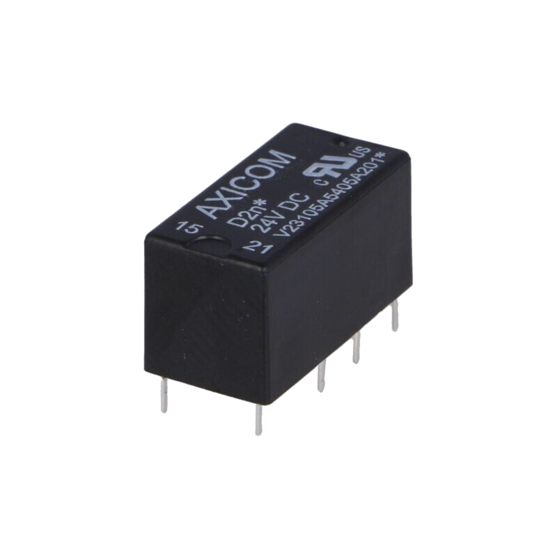 Releu: electromagnetic; DPDT; Ubobină: 24VDC; 3A; 0,5A/125VAC; D2N Releu: electromagnetic; DPDT; Ubobină: 24VDC; 3A; 0,5A/125VAC; D2N