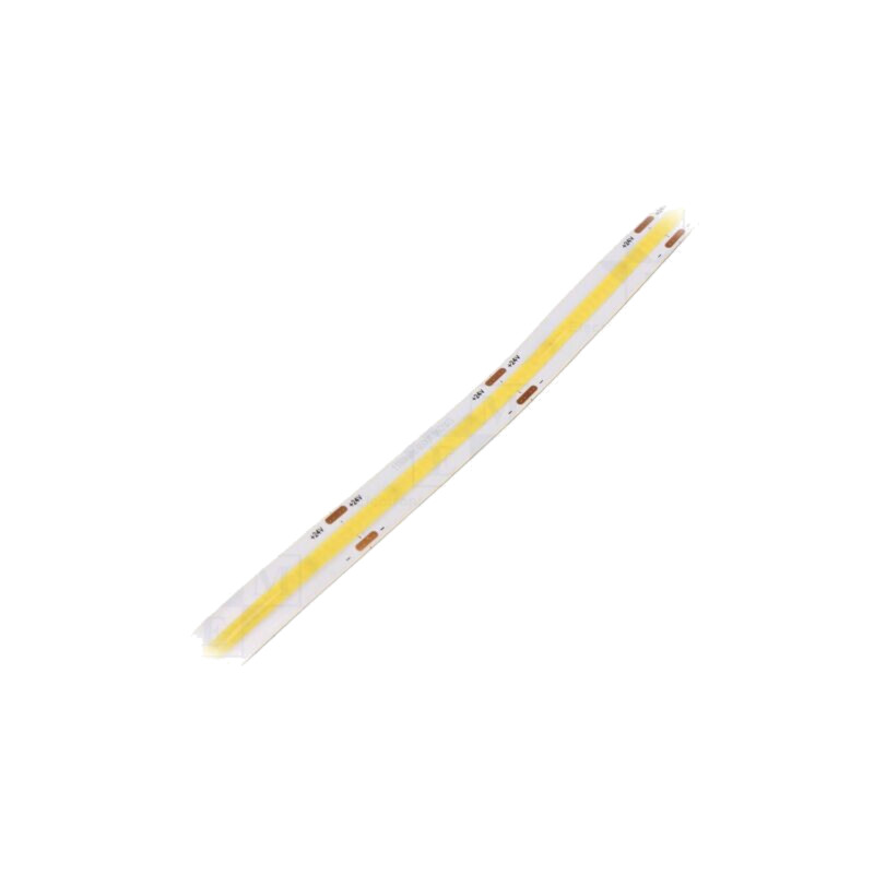 Bandă LED COB; albă; LED/m: 480; 10mm; IP20; 180°; 12W/m; CRImin: 90
