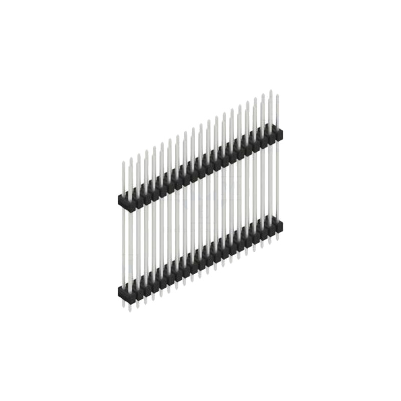 Conector: şiruri pini; şir pini; tată; PIN: 40; 3A; 250V; THT; 2,54mm