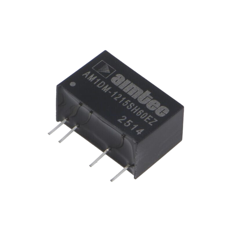 Convertor: DC/DC; 1W; Uintr: 10,8÷13,2VDC; Uieş: 15VDC; Iieş: 67mA