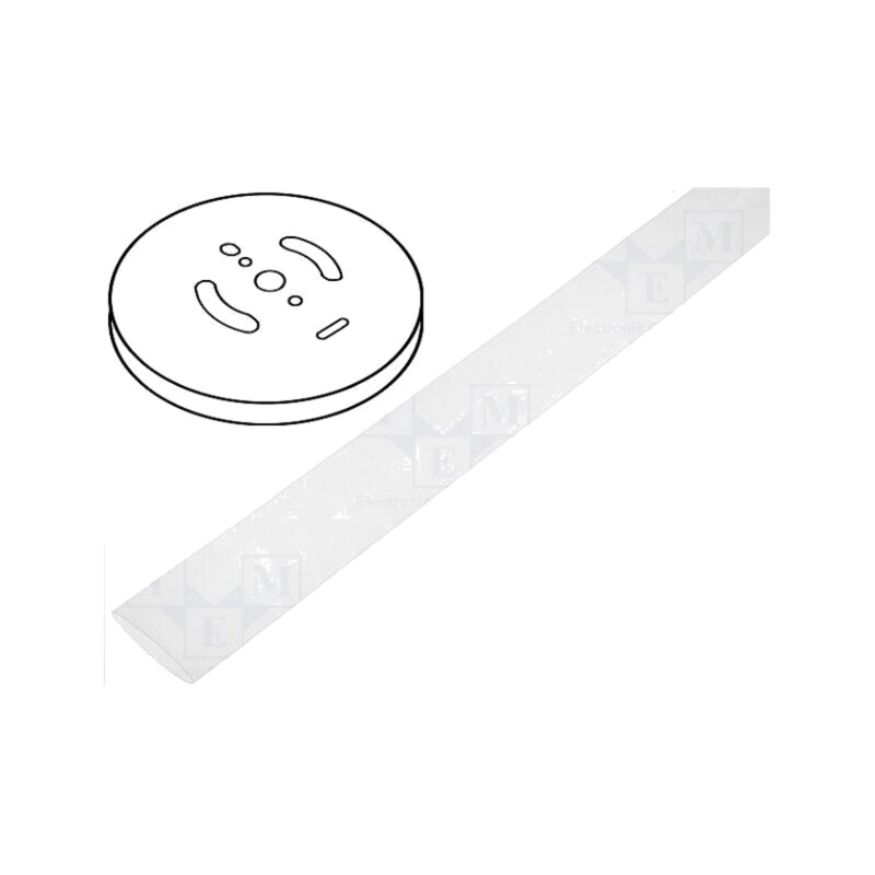 Manşon termocontractabil; 3: 1; 12mm; L: 30m; transparentă; rolă Manşon termocontractabil; 3: 1; 12mm; L: 30m; transparentă; rolă