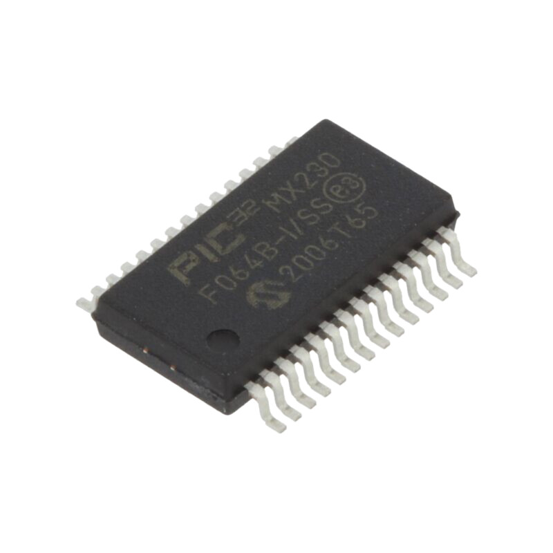 IC: microcontroler PIC; 64kB; 2,3÷3,6VDC; SMD; SSOP28; PIC32; tub IC: microcontroler PIC; 64kB; 2,3÷3,6VDC; SMD; SSOP28; PIC32; tub