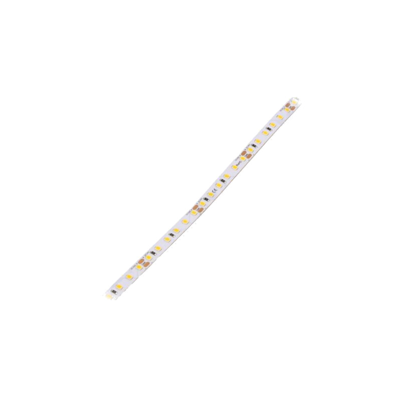 Bandă LED; alb cald; 2835; LED/m: 120; 8mm; IP33; 120°; 9,6W/m; 24VDC
