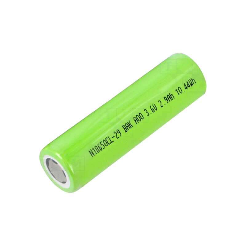 Acumul: Li-Ion; 18650,MR18650; 3,6V; 2900mAh; Ø18,35x64,85mm