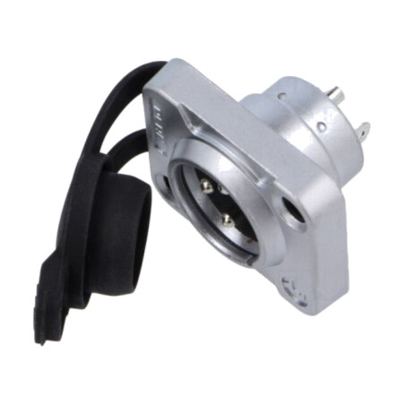 Conector: XLR; soclu; tată; Z Series; 16A; 50V; PIN: 3; IP65; lipire