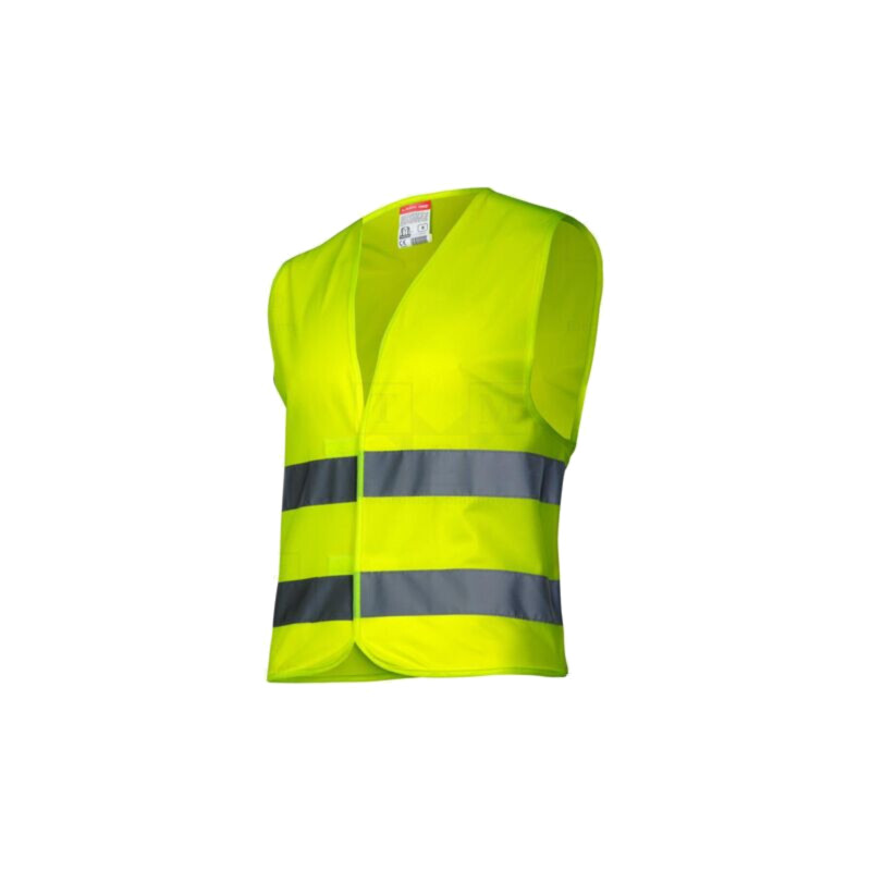 Vestă reflectorizantă; Dimensiune: XL; galbenă; Fixare: arici