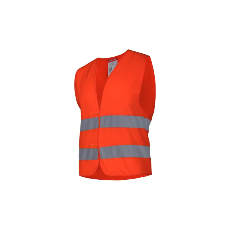 Vestă reflectorizantă; Dimensiune: L; portocalie; Fixare: arici