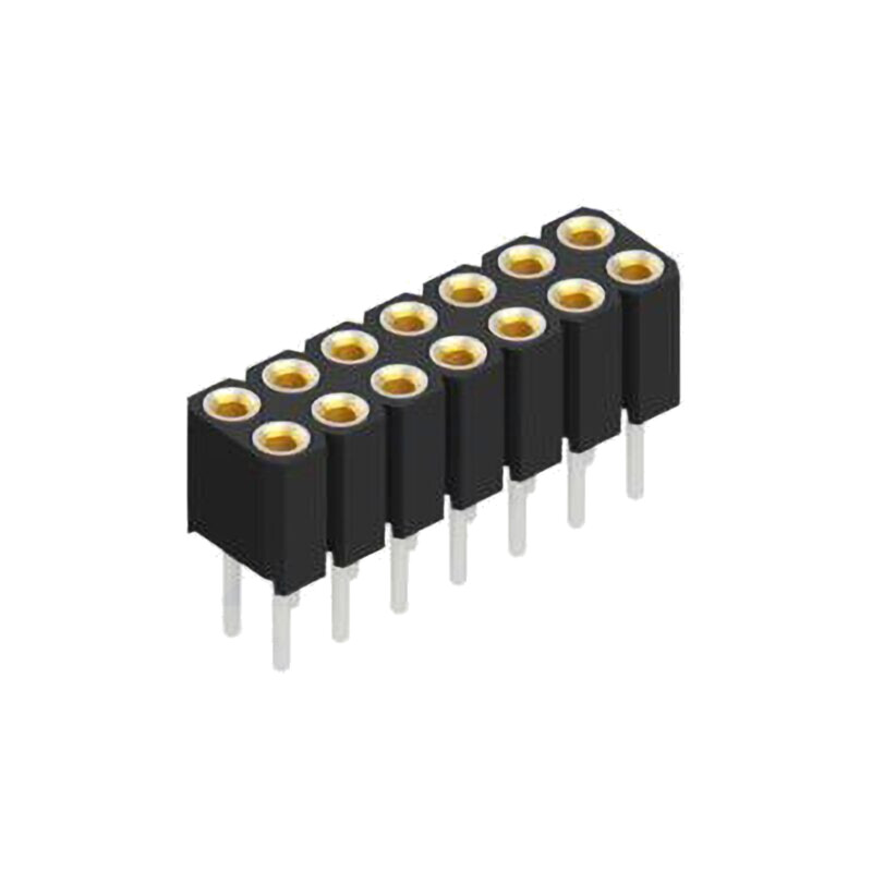 Conector: şiruri pini; soclu; mamă; PIN: 14; BLY 2; 2,5A; 100V; drept