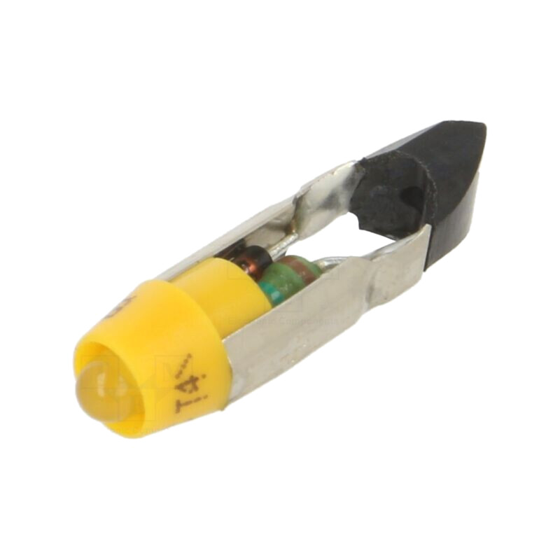 Lampă LED; galbenă; T5,5K; 24VDC; 24VAC; plastic; 3mm; -20÷60°C