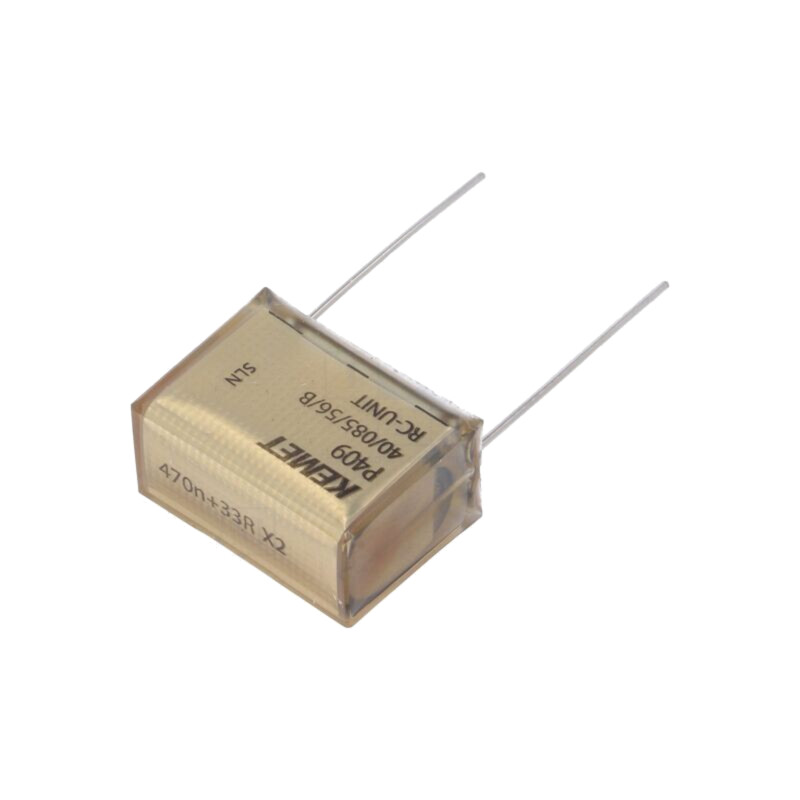 Condensator: de hârtie; X2; 470nF; 275VAC; 25,4mm; ±20%; THT; P409 Condensator: de hârtie; X2; 470nF; 275VAC; 25,4mm; ±20%; THT; P409