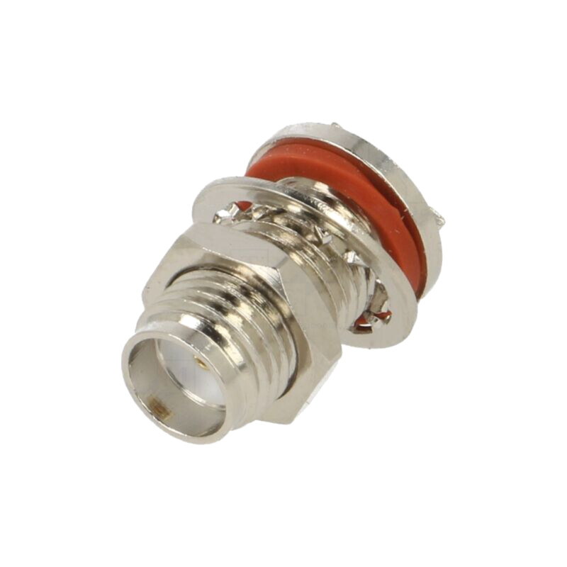 Conector: SMA; soclu; mamă; de margine; orizontală; SMT; PTFE; aurit Conector: SMA; soclu; mamă; de margine; orizontală; SMT; PTFE; aurit