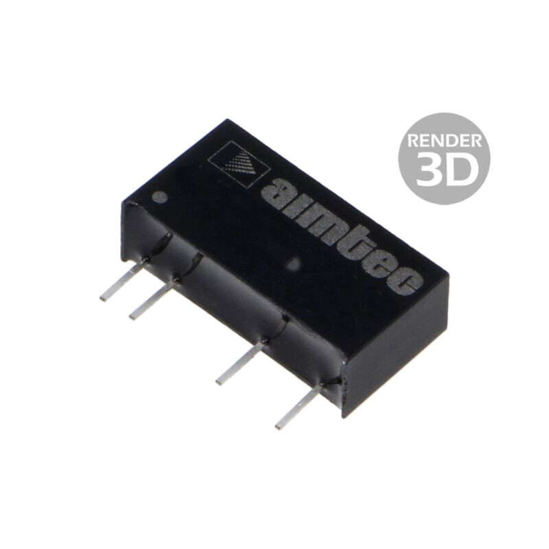 Convertor: DC/DC; 2W; Uintr: 10,8÷13,2VDC; Uieş: 12VDC; Iintr: 208mA