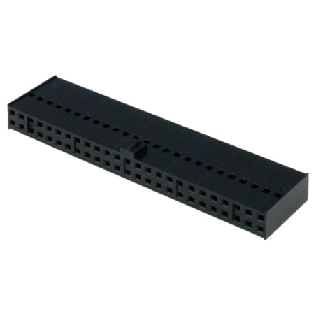 Conector: şiruri pini; mufă; mamă; PIN: 50; drept; pe cablu; 2,54mm