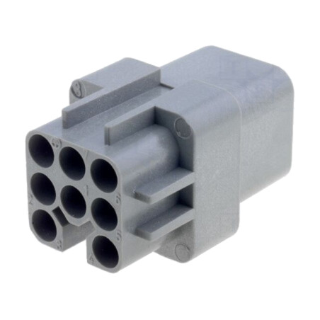 Conector: HDC; inserturi de contact; mamă; CD; PIN: 8; 10A; 400V