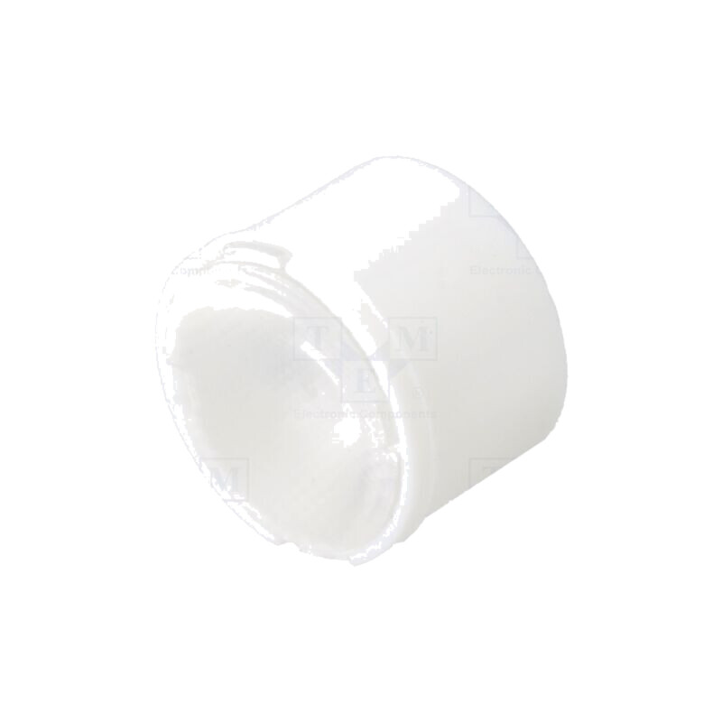 Lentilă LED; rotund; plexiglass PMMA; 19÷30°; Fixare: adeziv