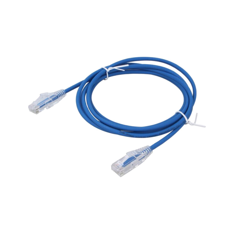 Patch cord; RJ45 mufă,din ambele părţi; 6; PVC; 2m; -20÷70°C; RJ45
