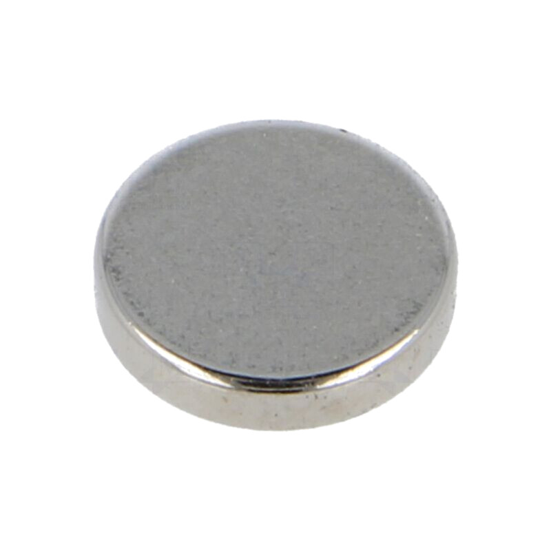 Magnet: fix; neodim; 10N; Ø: 10mm; H: 2mm