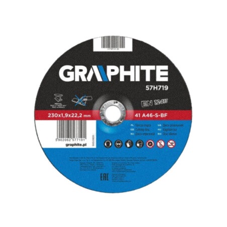 Disc de tăiere; Ø: 230mm; Øorif: 22,2mm; Gr.disc: 1,9mm