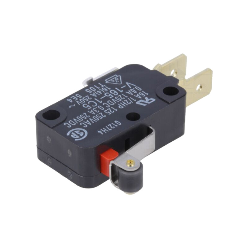 Microîntrerupător SNAP ACTION; 16A/250VAC; 0,6A/125VDC; SPDT