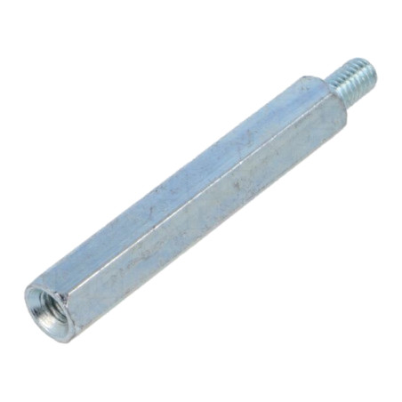 Piuliţă-distanţieră filetată; 60mm; Filet int: M6; Filet ext: M6