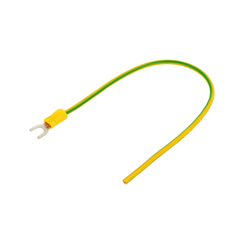 Cable: cable with crimped terminals; yellow-green; 250mm; H07V-K Cable: cable with crimped terminals; yellow-green; 250mm; H07V-K