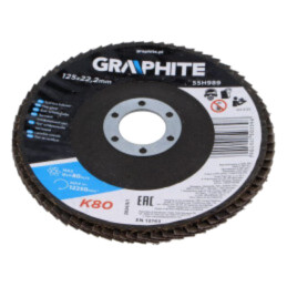 Disc de şlefuit cu lambouri; Ø: 125mm; Øorif: 22,2mm