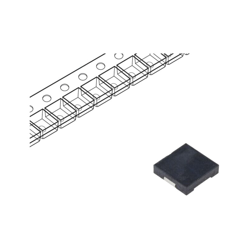 Traductor de sunet: semnalizator piezoelectric; SMD; 4kHz; 5mA