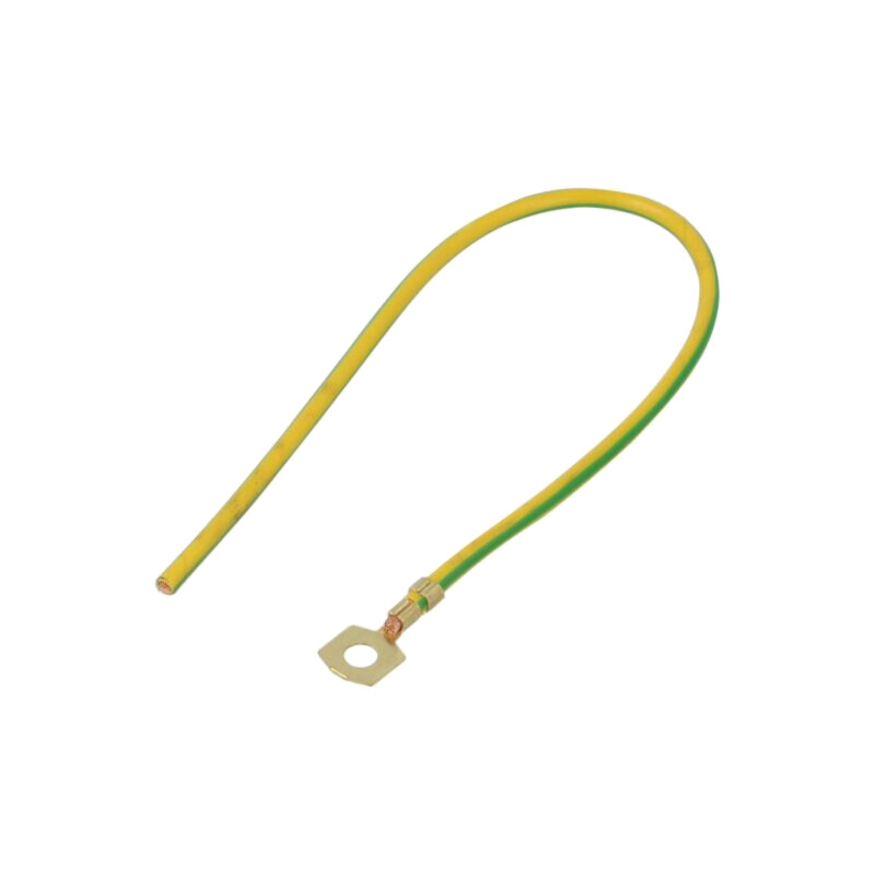 Cable: cable with crimped terminals; yellow-green; 250mm; H07V-K Cable: cable with crimped terminals; yellow-green; 250mm; H07V-K