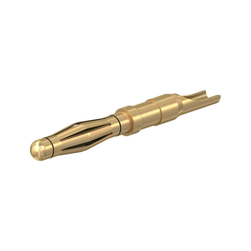 Conector: banană 2mm; mufă; 10A; 30VAC; 60VDC; aurit; lipite