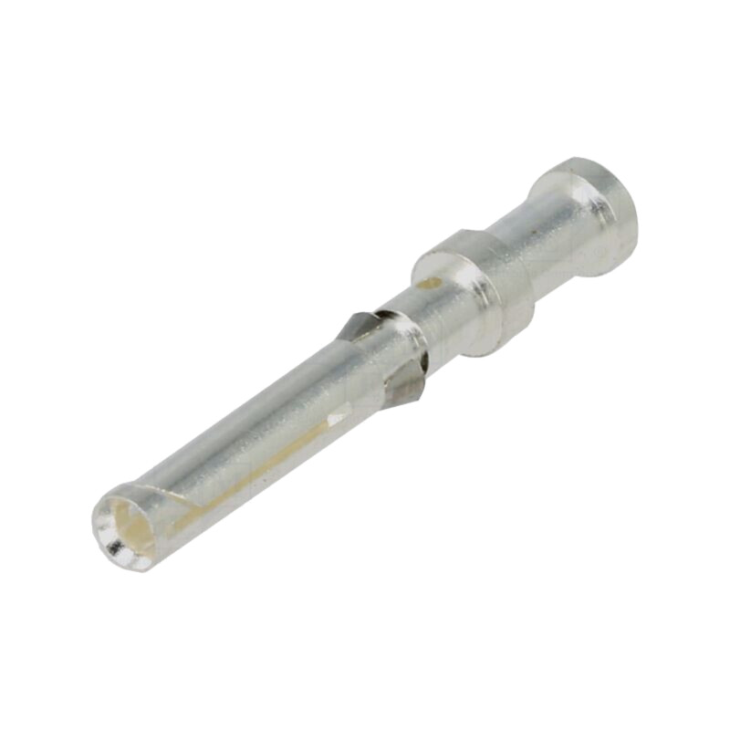 Pin; mamă; argintat; 0,5mm2; contacte întoarse; crimpat Pin; mamă; argintat; 0,5mm2; contacte întoarse; crimpat