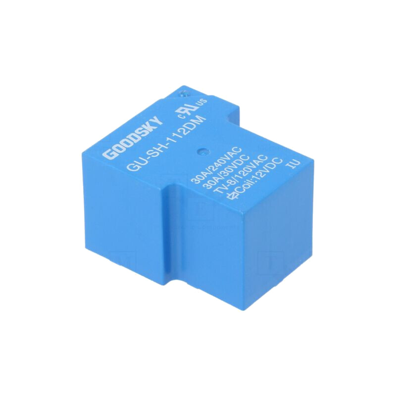 Releu: electromagnetic; SPST-NO; Ubobină: 12VDC; 30A; max.240VAC Releu: electromagnetic; SPST-NO; Ubobină: 12VDC; 30A; max.240VAC