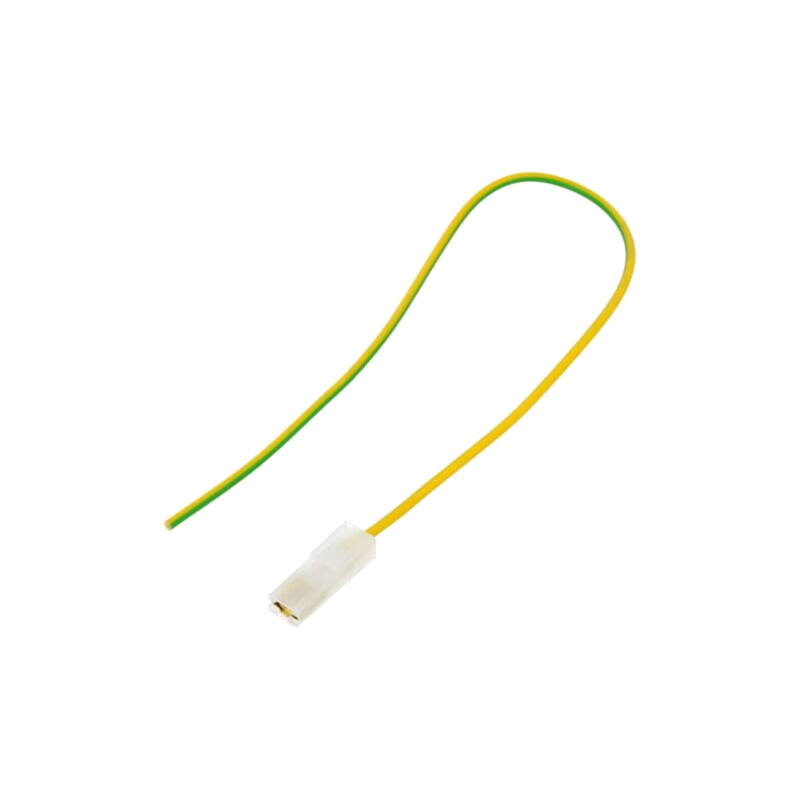 Cable: cable with crimped terminals; yellow-green; Len: 250mm