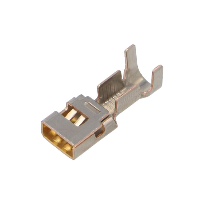 Pin; mamă; DF60; aurit; 12AWG÷10AWG; crimpat; pe cablu; 10,16mm