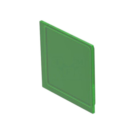 Lentilă pentru buton; 16mm; 92; verde; plastic
