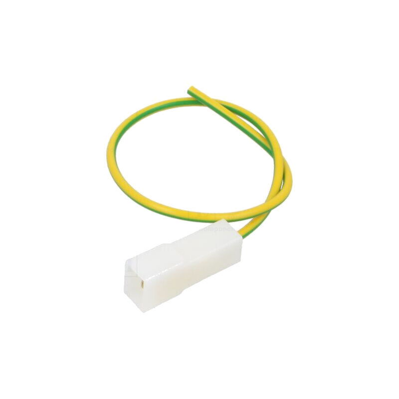 Cable: cable with crimped terminals; yellow-green; Len: 250mm