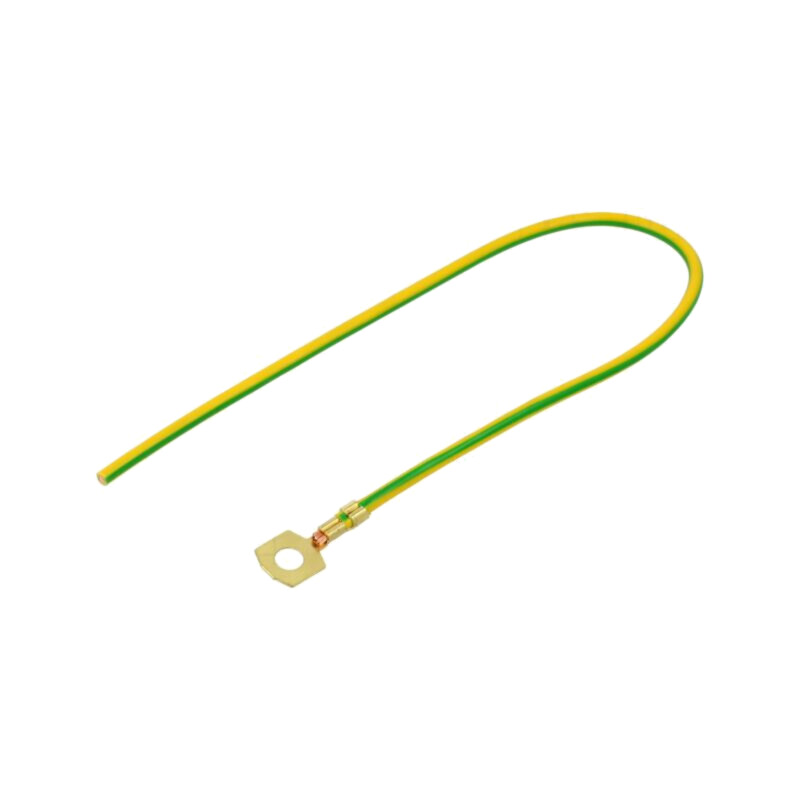 Cable: cable with crimped terminals; yellow-green; 250mm; H07V-K Cable: cable with crimped terminals; yellow-green; 250mm; H07V-K